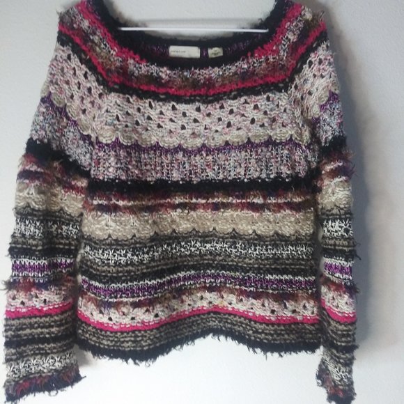 Anthropologie Multicolor Textured Sweater - Picture 1 of 9